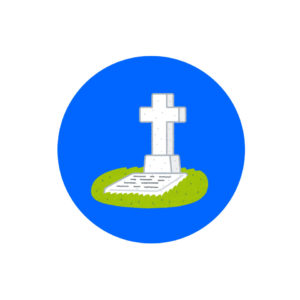 お墓のイラスト